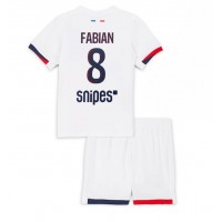 Stroje piłkarskie Paris Saint-Germain Fabian Ruiz #8 Koszulka Wyjazdowej dla dzieci 2025-26 Krótki Rękaw (+ szorty)